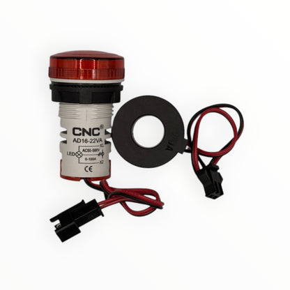 Indicador piloto voltaje & corriente 220vac 0~100a