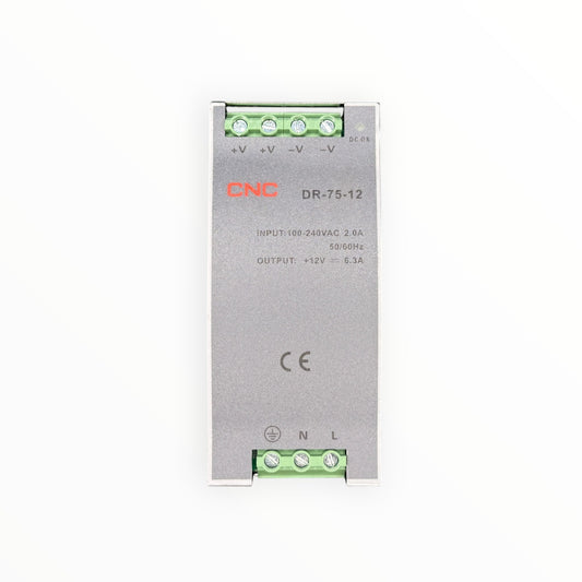 Fuente de poder a riel din 75w 12vdc 6.3a - SKU: CN 2414 — Automatización Industrial Chile | BDTEC