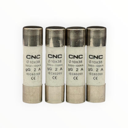 Fusible 10x38 2a (10u) - SKU: CN 2417 — Automatización Industrial Chile | BDTEC