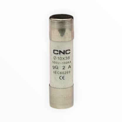 Fusible 10x38 2a (10u) - SKU: CN 2417 — Automatización Industrial Chile | BDTEC