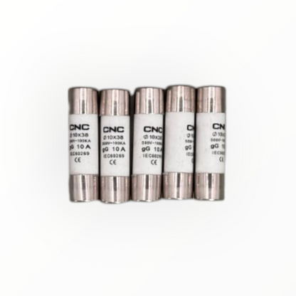 Fusible 10x38mm 10a (10u) - SKU: CN 2427 — Automatización Industrial Chile | BDTEC