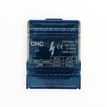 Repartidor tetrapolar 4x7 posiciones 125a