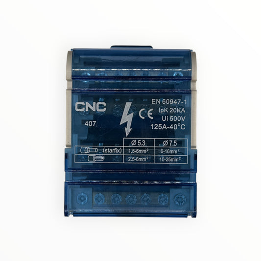Repartidor tetrapolar 4x7 posiciones 125a - SKU: CN 2514 — Automatización Industrial Chile | BDTEC
