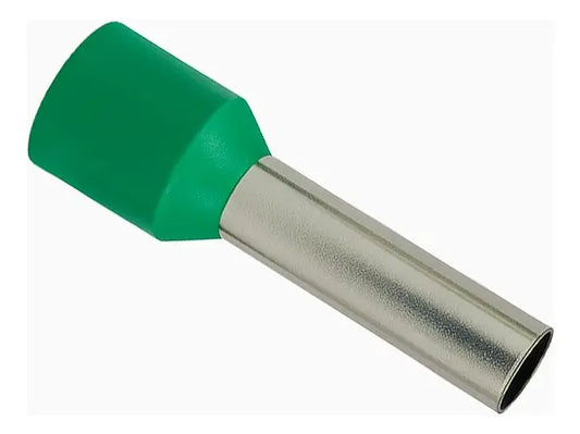 Ferrul 10 AWG 6 mm2 verde (100u) CNC - vista 2