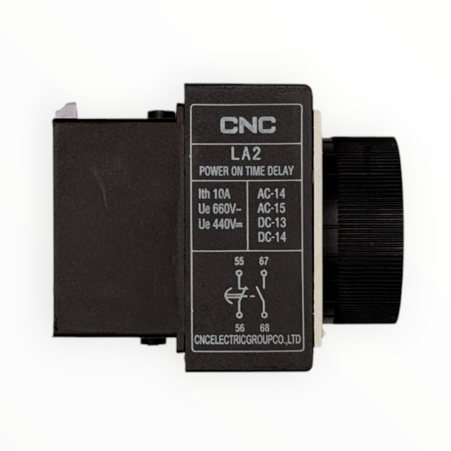Temporizador frontal on delay 0.1-30seg 1no-1nc