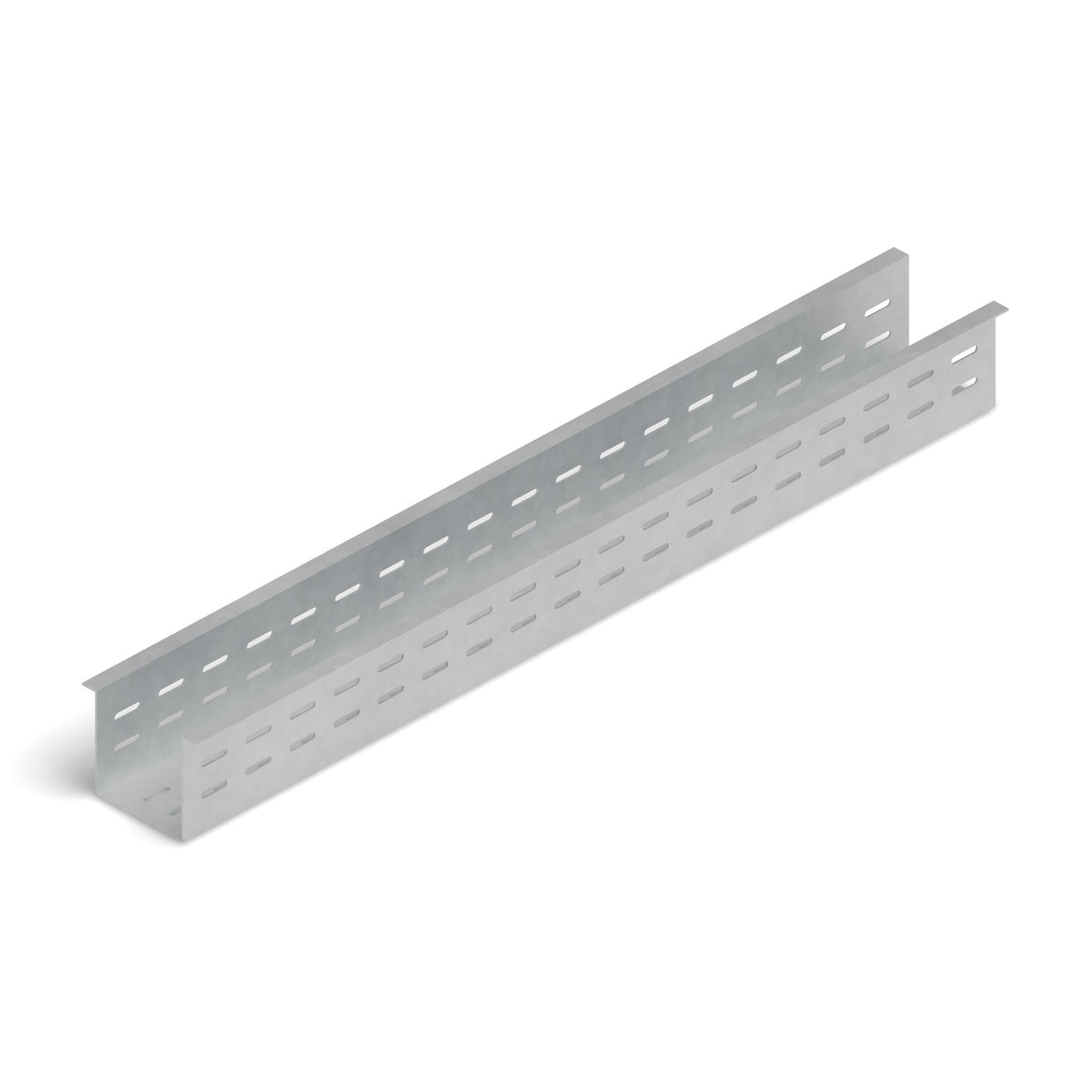 Bandeja portaconductores ranurada 100x100mm 3m galvanizada BDTEC