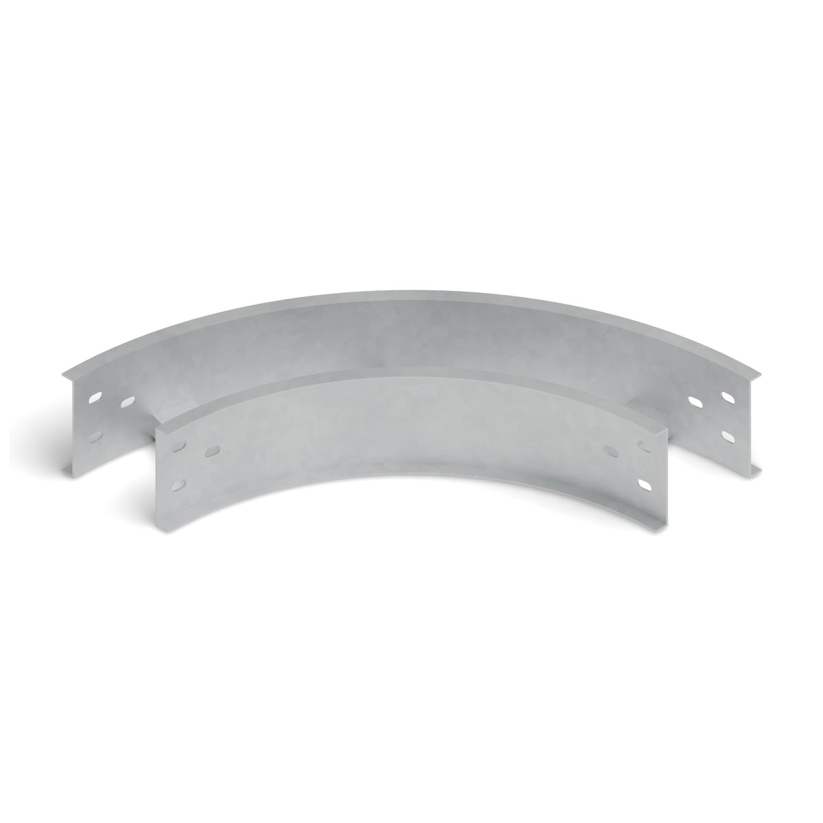 Curva horizontal 90° escalerilla 100x100mm galvanizada BDTEC