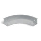 Curva horizontal 90° bandeja ranurada 100x100mm galvanizada