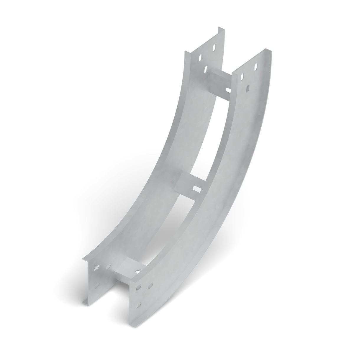 Curva vert. int. 90° escalerilla 100x100mm galvanizada BDTEC