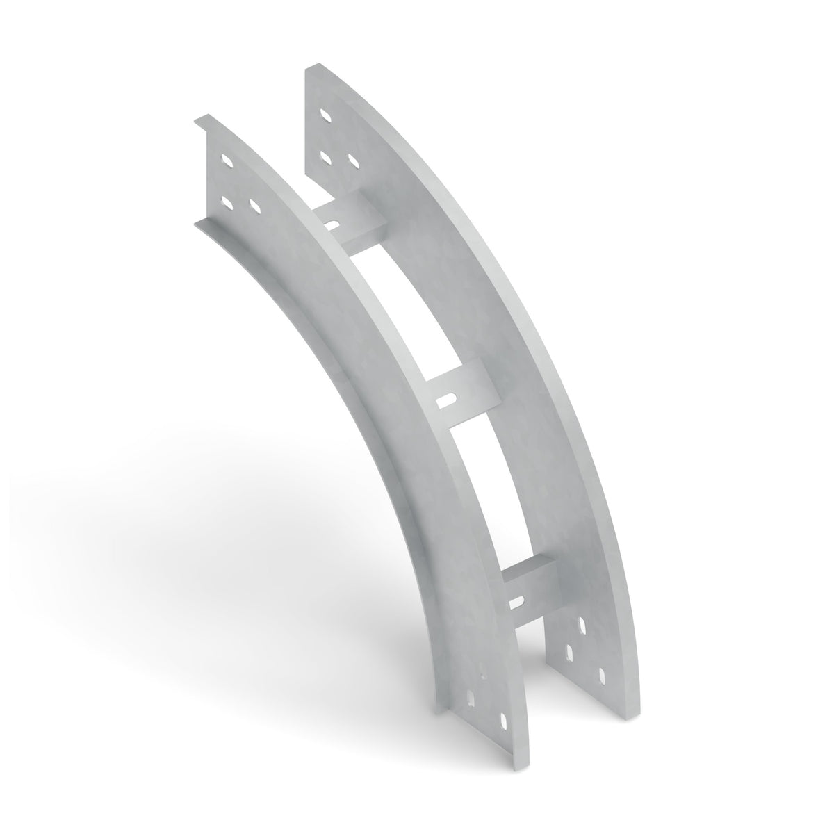 Curva vert. ext. 90° escalerilla 100x100mm galvanizada BDTEC
