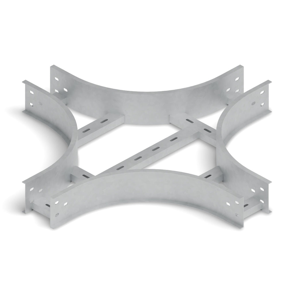 Derivación cruz escalerilla 100x100mm galvanizada BDTEC