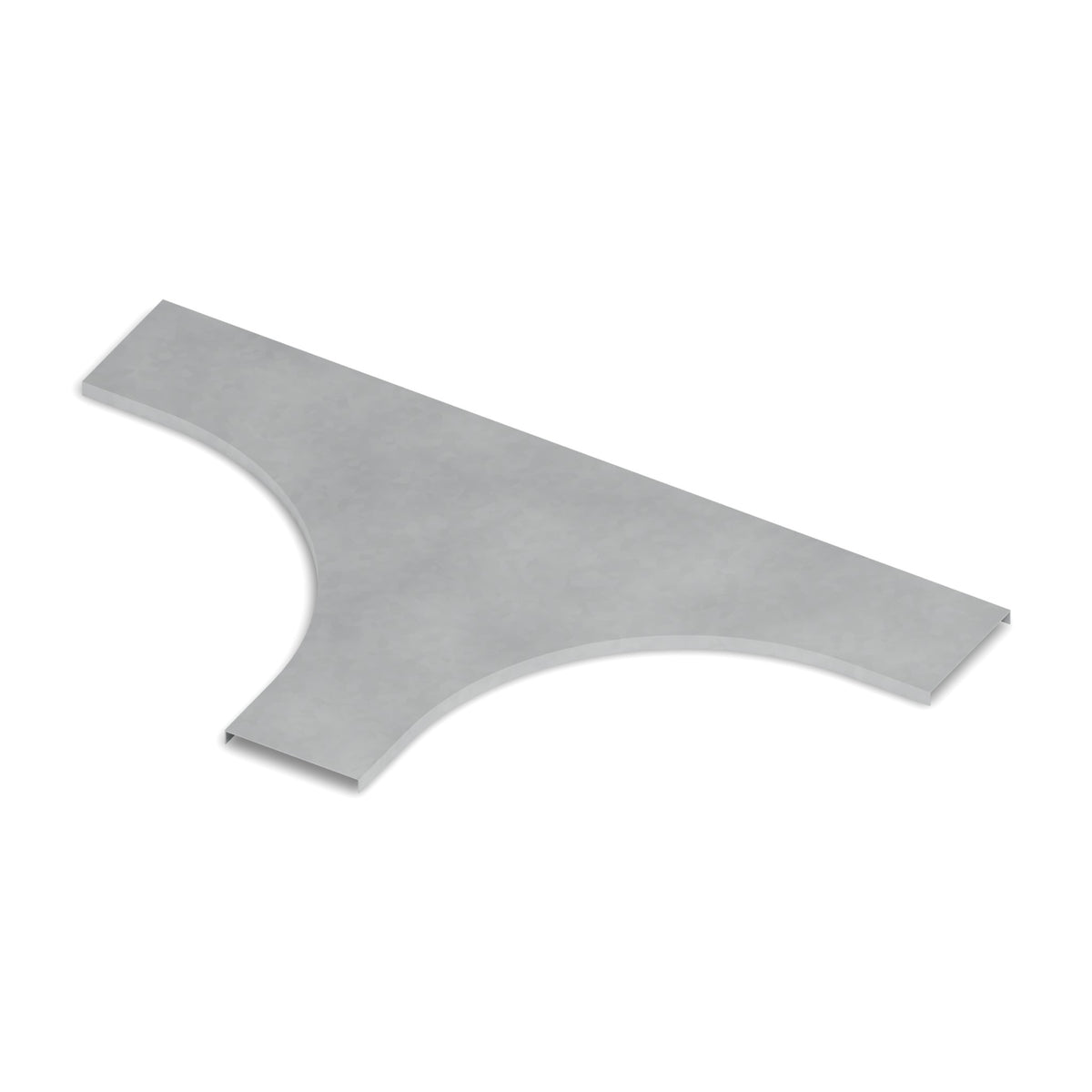 Tapa derivación tee escalerilla/bandeja 100mm galvanizada BDTEC