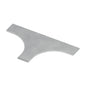Tapa derivación tee escalerilla/bandeja 100mm galvanizada