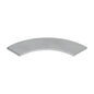 Tapa curva horizontal escalerilla/bandeja 100mm galvanizada