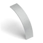 Tapa curva vert. ext. escalerilla/bandeja 100mm galvanizada