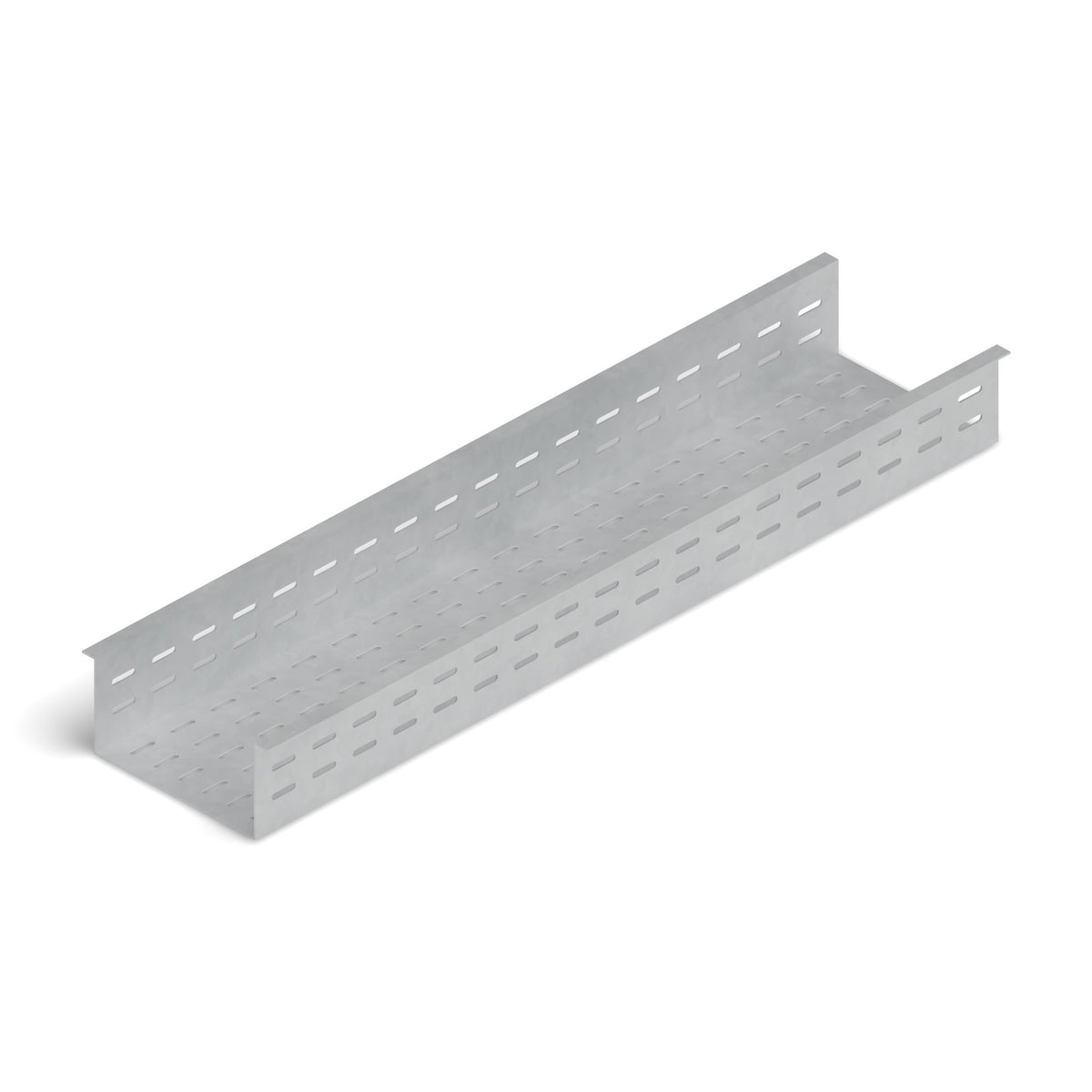 Bandeja portaconductores ranurada 200x100mm 3m galvanizada BDTEC