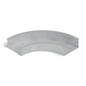 Curva horizontal 90° bandeja ranurada 200x100mm galvanizada