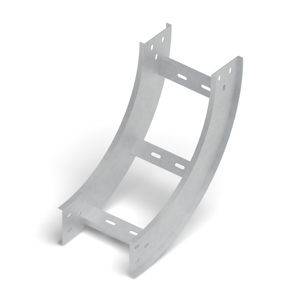 Curva vert. int. 90° escalerilla 200x100mm galvanizada BDTEC