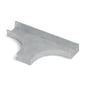 Derivación tee bandeja lisa 200x100mm galvanizada