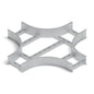 Derivación cruz escalerilla 200x100mm galvanizada