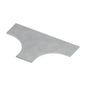 Tapa derivación tee escalerilla/bandeja 200mm galvanizada