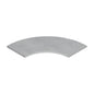 Tapa curva horizontal escalerilla/bandeja 200mm galvanizada
