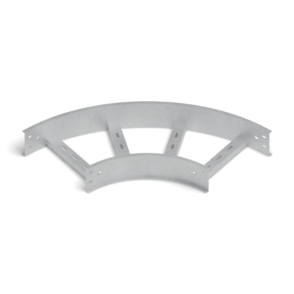 Curva horizontal 90° escalerilla 300x100mm galvanizada BDTEC