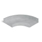 Curva horizontal 90° bandeja ranurada 300x100mm galvanizada