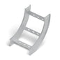 Curva vert. int. 90° escalerilla 300x100mm galvanizada