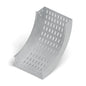 Curva vert. int. 90° bandeja ranurada 300x100mm galvanizada