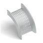 Curva vert. ext. 90° bandeja ranurada 300x100mm galvanizada
