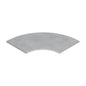 Tapa curva horizontal escalerilla/bandeja 300mm galvanizada