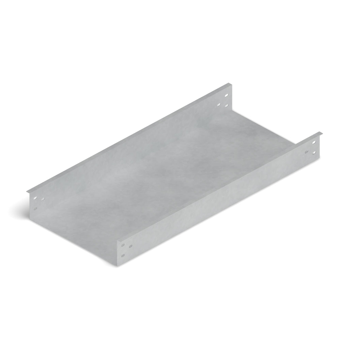 Bandeja portaconductores lisa 400x100mm 3m galvanizada BDTEC