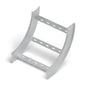 Curva vert. int. 90° escalerilla 400x100mm galvanizada