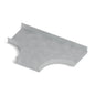 Derivación tee bandeja ranurada 400x100mm galvanizada