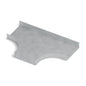 Derivación tee bandeja lisa 400x100mm galvanizada
