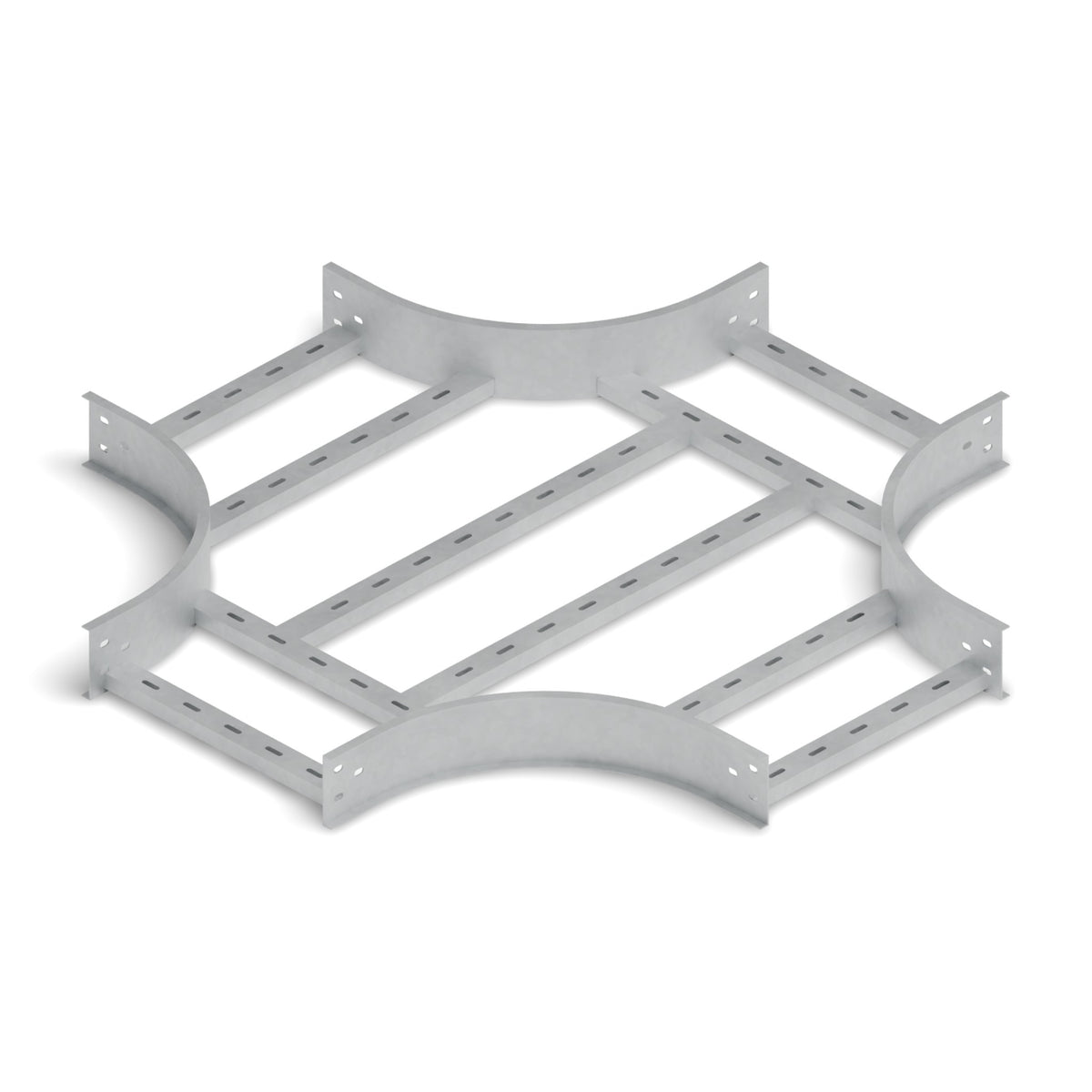 Derivación cruz escalerilla 400x100mm galvanizada BDTEC