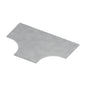 Tapa derivación tee escalerilla/bandeja 400mm galvanizada