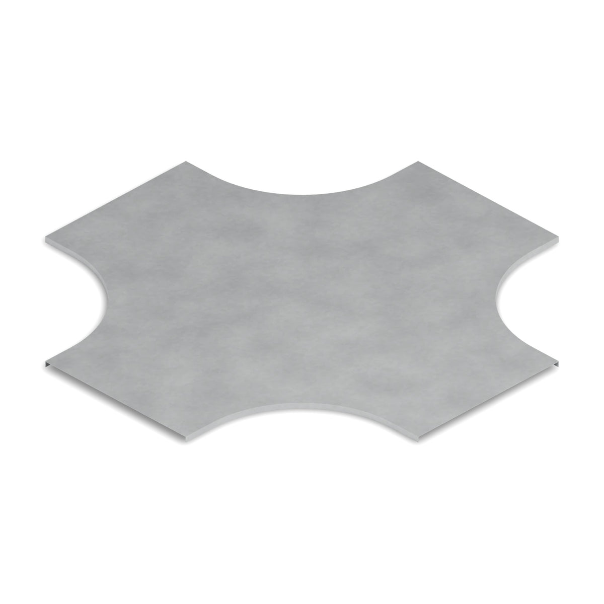 Tapa derivación cruz escalerilla/bandeja 400mm galvanizada BDTEC