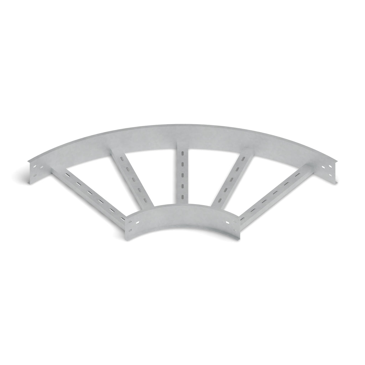 Curva horizontal 90° escalerilla 500x100mm galvanizada BDTEC