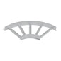 Curva horizontal 90° escalerilla 500x100mm galvanizada