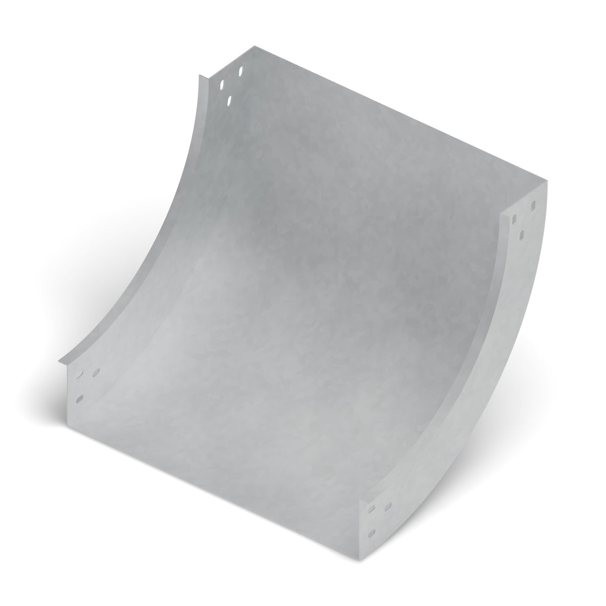 Curva vert. int. 90° bandeja lisa 500x100mm galvanizada BDTEC