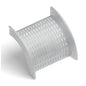 Curva vert. ext. 90° bandeja ranurada 500x100mm galvanizada