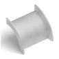 Curva vert. ext. 90° bandeja lisa 500x100mm galvanizada