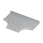 Derivación tee bandeja lisa 500x100mm galvanizada