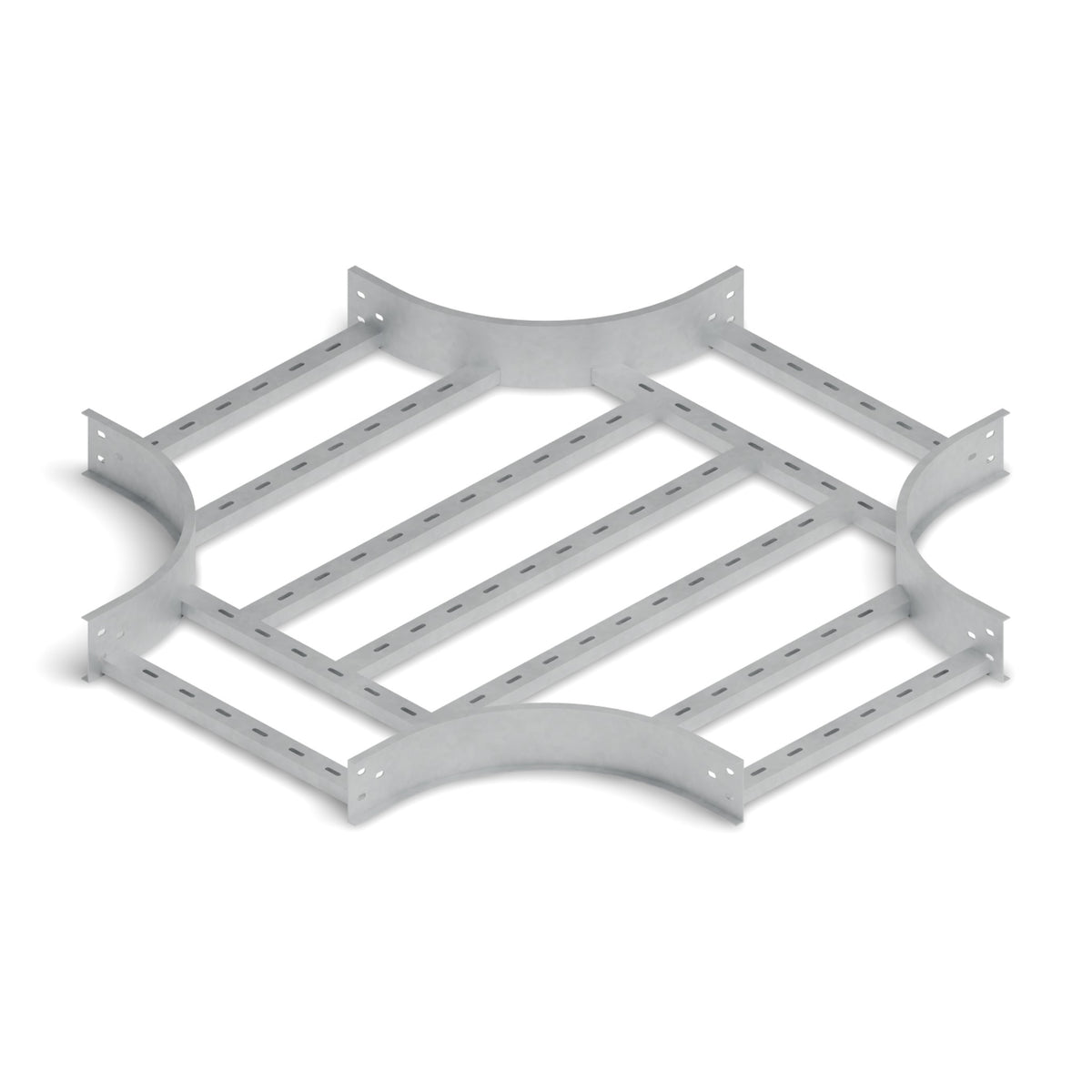 Derivación cruz escalerilla 500x100mm galvanizada BDTEC