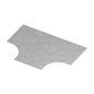Tapa derivación tee escalerilla/bandeja 500mm galvanizada