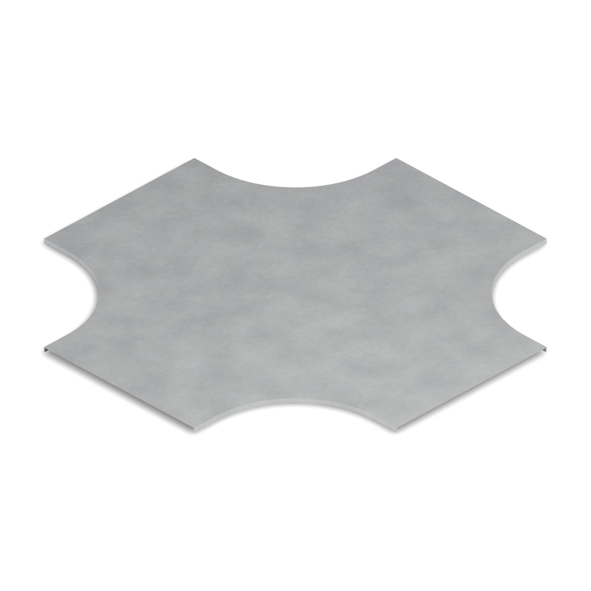 Tapa derivación cruz escalerilla/bandeja 500mm galvanizada BDTEC