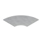 Tapa curva horizontal escalerilla/bandeja 500mm galvanizada