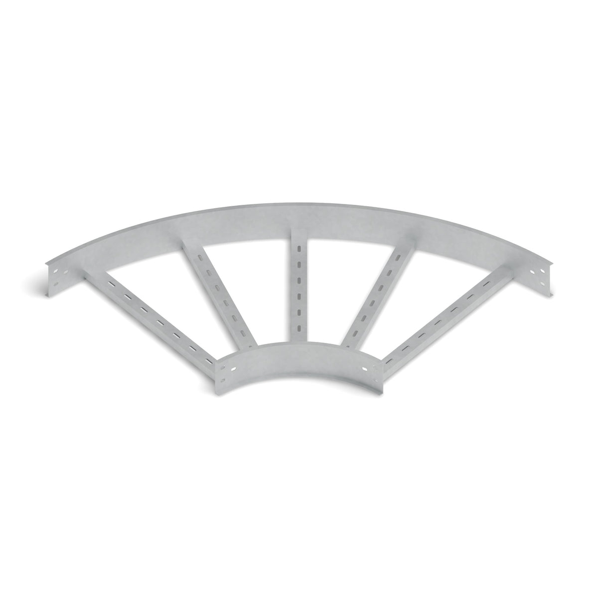 Curva horizontal 90° escalerilla 600x100mm galvanizada BDTEC